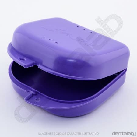 Caja para Ortodoncia con Ventilación EvoDen Lila x Unidad