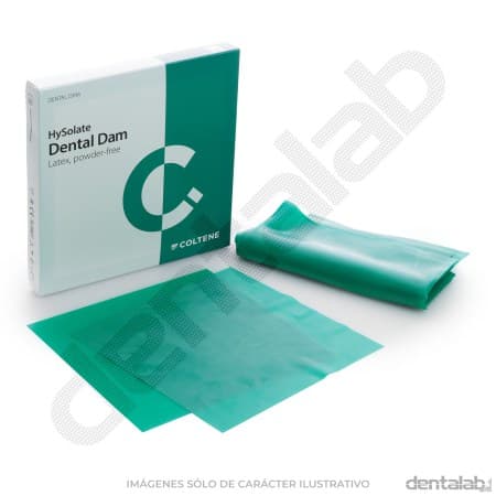 Goma Dique Dentaldam Verde 5 x 5 COLTENE x 52 Und.