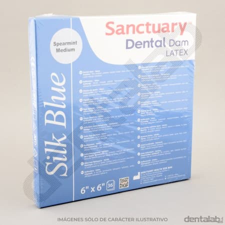 Goma Dique Silk Blue 6 x 6 Sanctuary Spearmint Medium x 36 Und.