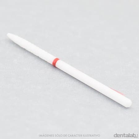 Fresón Cerámico Torpedo grano Fino (Rojo) PM - Easydent
