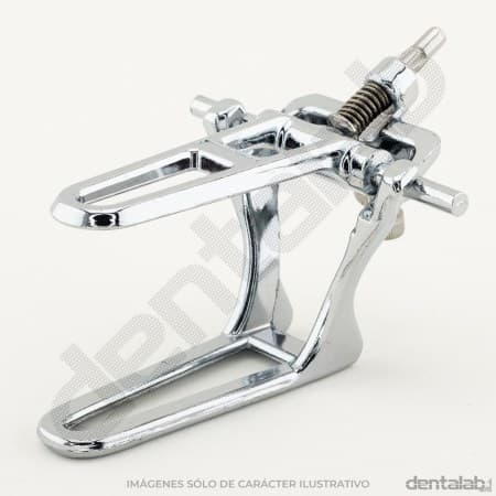 Articulador Oclusor Parcial Metálico Cromado con Movimiento Lateral