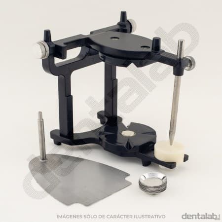 Articulador Oclusor Completo Magnético Negro con Movimiento Lateral • Grande • JT02B