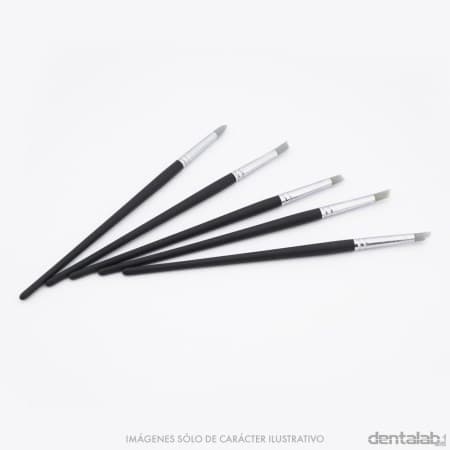 Pinceles Punta Silicona Kit para Composite