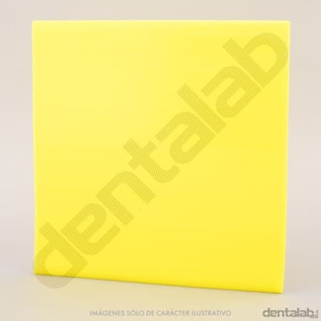 Termoplaca ,150"/3,8mm Flexible Amarilla Tecnodent x Unidad