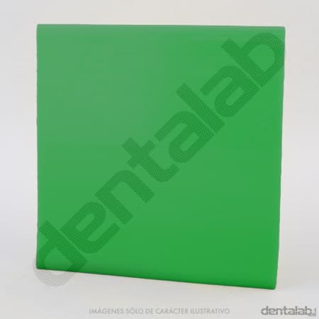 Termoplaca ,150"/3,8mm Flexible Verde Tecnodent x Unidad