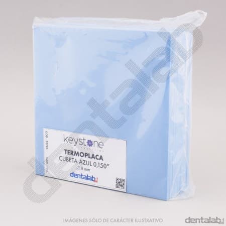 Termoplaca .150"/3.8mm Cubeta Impresión Azul x 10 und.