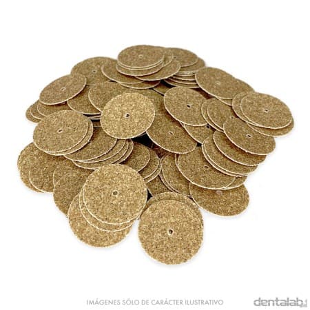 Discos de Papel 7/8" Grueso Densell x 100 und.