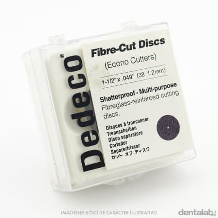 Disco de Corte Fibrado Dedeco 38x1.2 mm x 12 und.