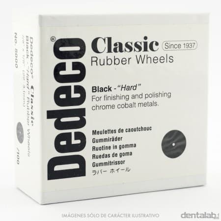 Goma Rueda Negra Dedeco x 100 und.