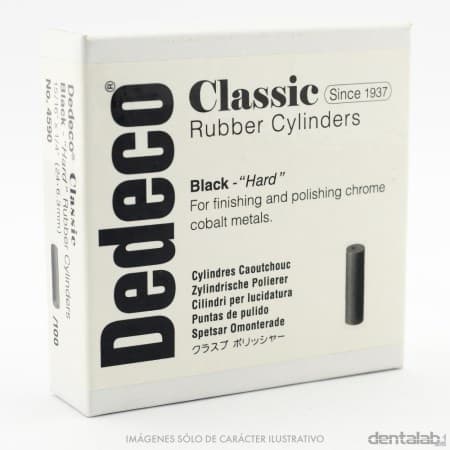 Goma Punta Negra Dedeco x 100 und.