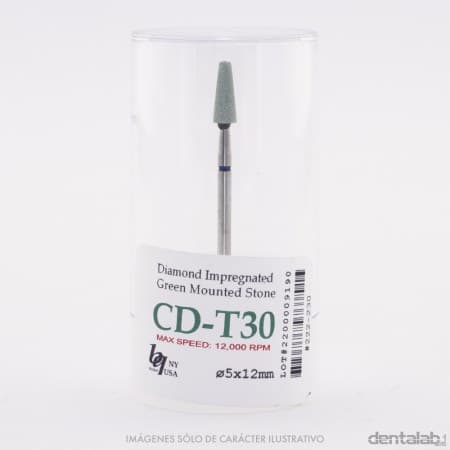 Piedra Verde p/ Zirconio Cónica CD-T30 BesQual