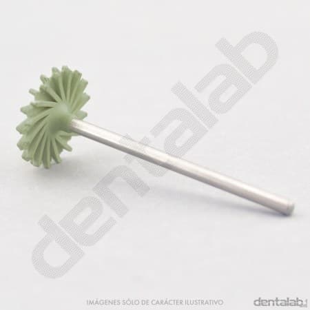 Pulidor PM Silicona Disco Twist Fino Verde