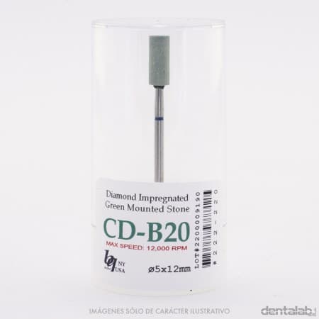 Piedra Verde p/ Zirconio Cilíndrica CD-B20 BesQual