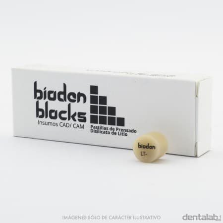 Pastilla Disilicato Bioden LT Low Traslucency A3 x 3g