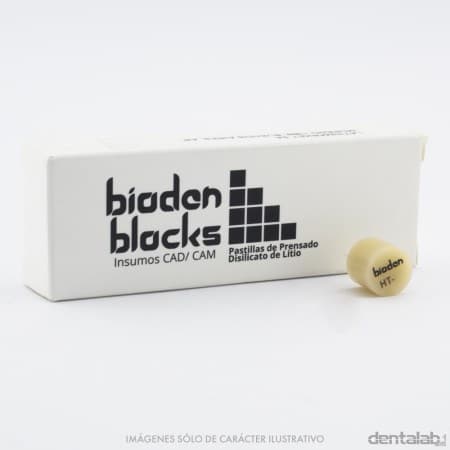 Pastilla Disilicato Bioden HT High Traslucency B2 x 3g