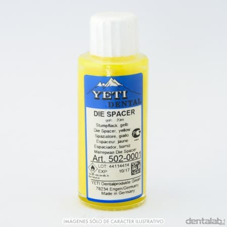 Laca YETI Die Spacer Amarillo x 20ml