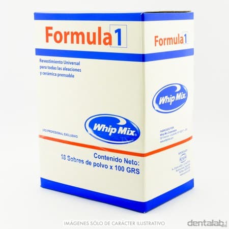 Revestimiento Fórmula 1 Whip Mix Avío 1.8kg (18 Sobres + 360ml Líquido)