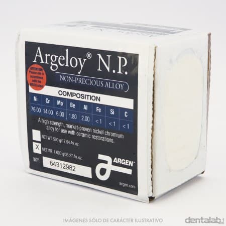 Cromo Níquel ARGELOY N.P. Cerámica con Berilio x 1kg