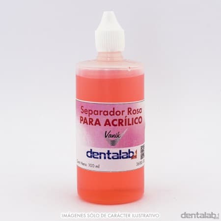 Separador Rosa p/ Acrílico Vanik x 100ml
