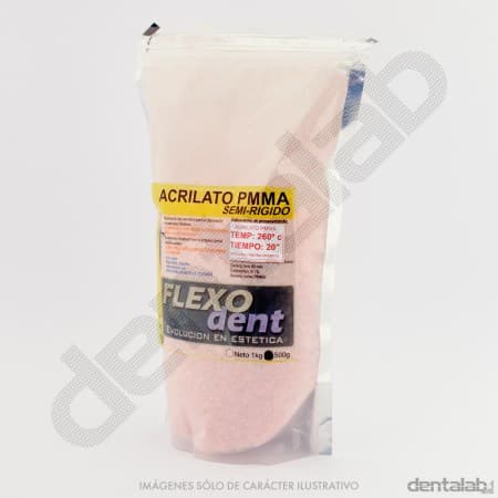Acrilato PMMA Rosa V5 FLEXODENT x 500g