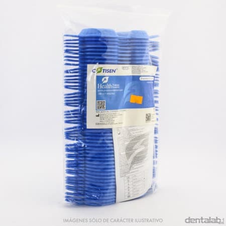 Cubeta Flúor Doble Grande Azul COTISEN x 50 und.