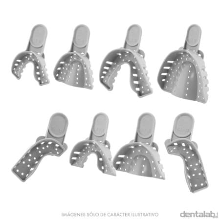 Cubetas Plásticas DRILLCO Juego Parcial Gris x 8 Und.