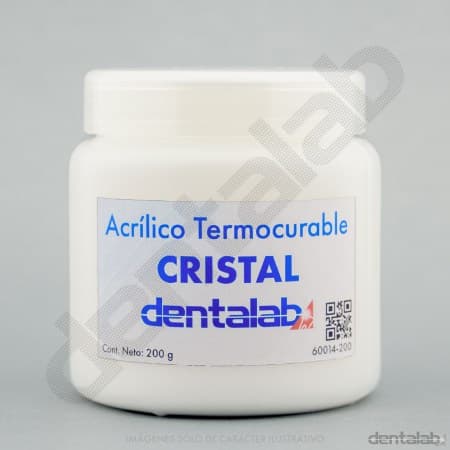 Acrílico Termo Cristal Dentalab x 200g