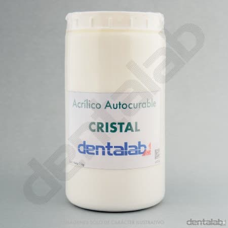 Acrílico Auto Cristal Dentalab x 1kg