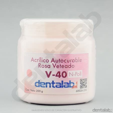 Acrílico Auto V40 N-Poll Dentalab x 200g