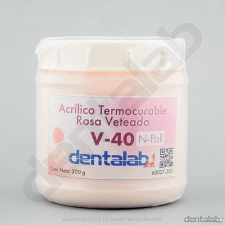 Acrílico Termo V40 N-Poll Dentalab x 200g
