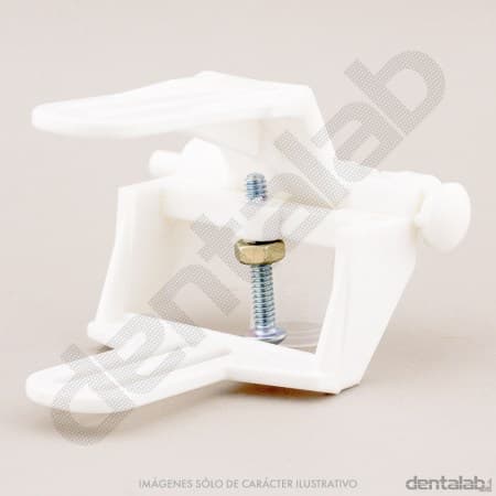 Articulador Oclusor Plástico Parcial Blanco