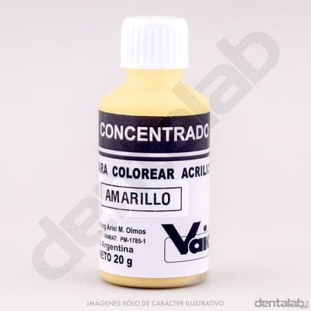 Matizador para Acrílico Vaicril Amarillo x 20g