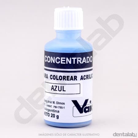 Matizador para Acrílico Vaicril Azul x 20g