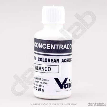 Matizador para Acrílico Vaicril Blanco x 20g