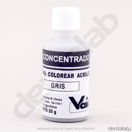Matizador para Acrílico Vaicril Gris x 20g