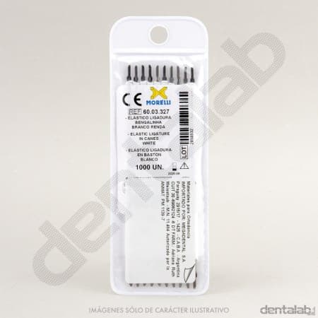 Bastones de Ligadura Alastic MORELLI Blancos x 1000 und.