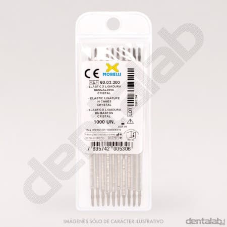 Bastones de Ligadura Alastic MORELLI Cristal x 1000 und.