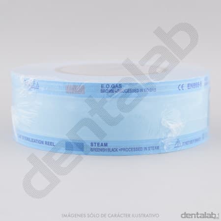Rollo de Esterilización Pouch Vapor/Gas 50mm x 100m