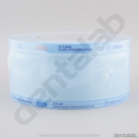 Rollo de Esterilización Pouch Vapor/Gas 75mm x 100m