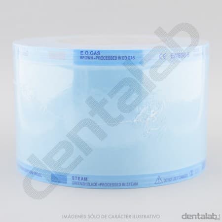 Rollo de Esterilización Pouch Vapor/Gas 100mm x 100m