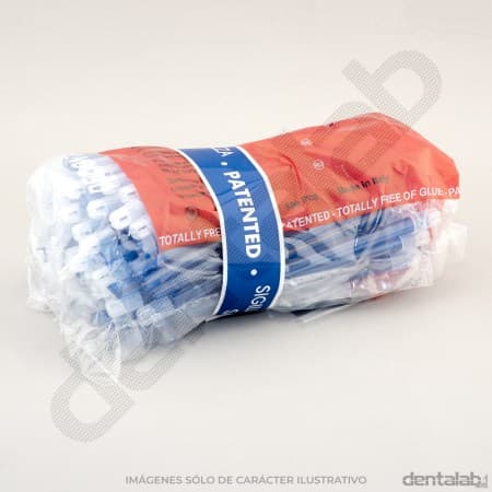 Eyectores Descartables Italianos PLUSS x 100 und. Azul Transparente