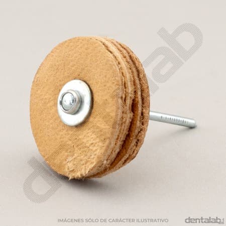 Rueda de Gamuza Montada para PM