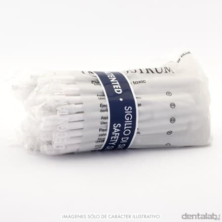 Eyectores Descartables Italianos NOSTRUM x 100 und. Blancos