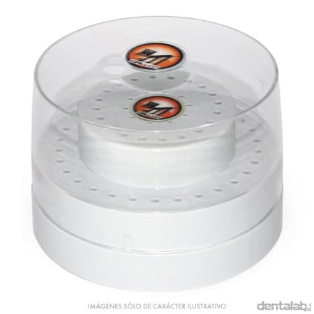 Fresero Redondo Plástico GRIS p/ 60 Fresas (30 PM + 20 CA + 10 FG) DRILLCO