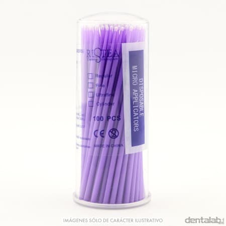 Microbrush Aplicador con Dispenser x 100 und. Ultrafino RISTEA