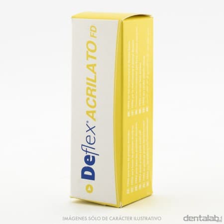 Tubo Deflex Acrilato Mediano 25 x 70mm x 24,5g - Transparente