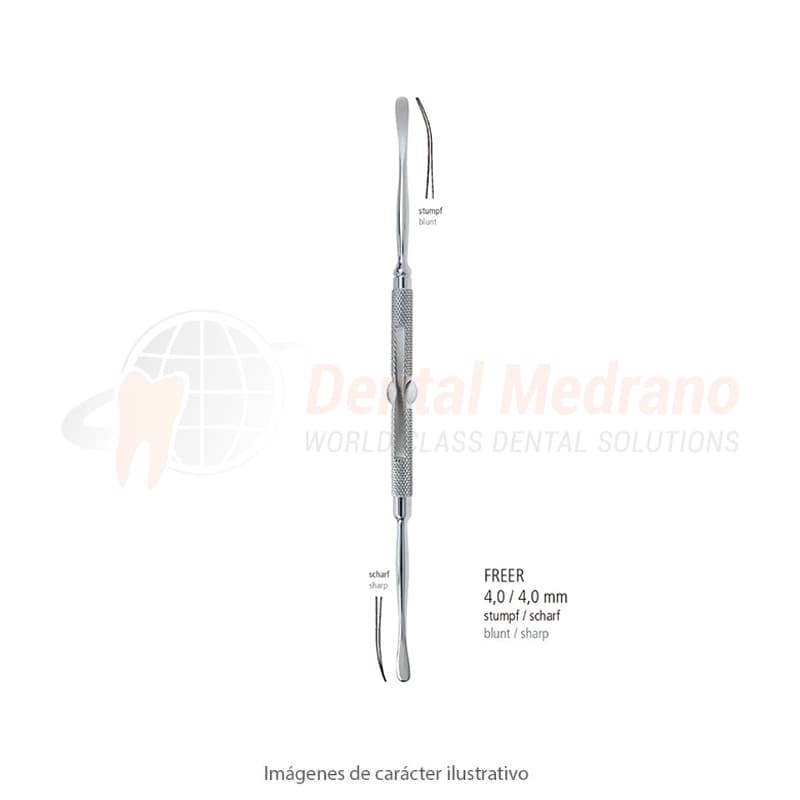 Periostotomo Espatula Freer doble romo/cortante Me
