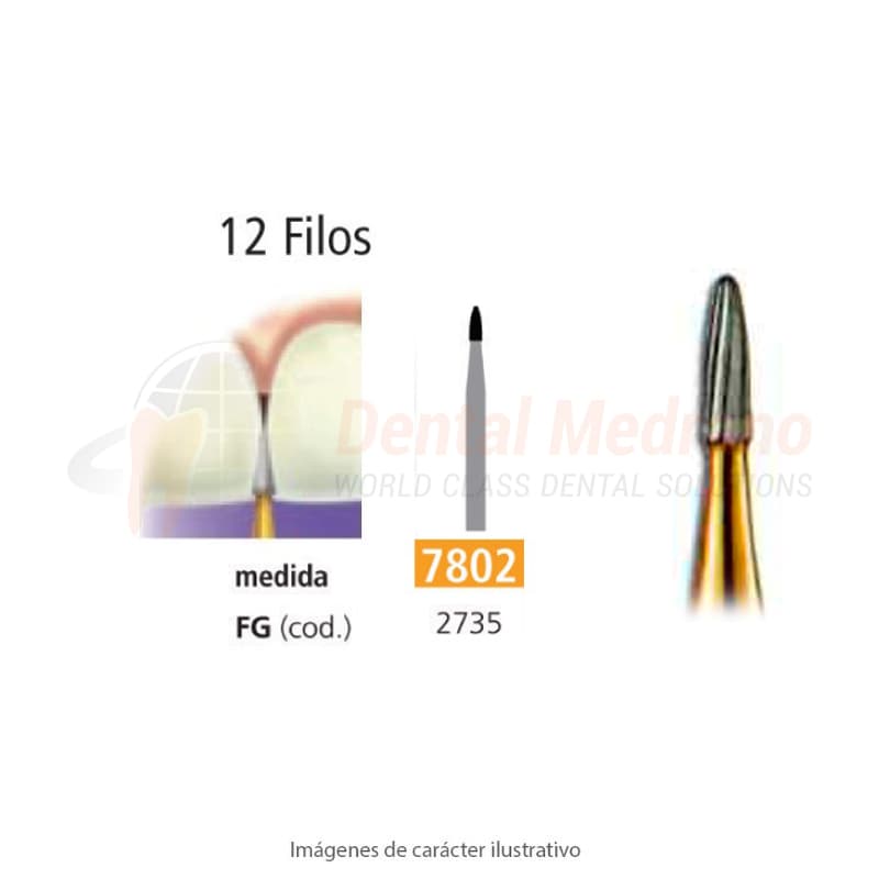 Fresa carburo FG12Filos 7802 bala 314.499.072.010