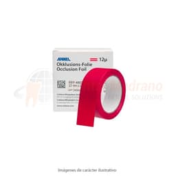 PAPEL Articular Hanel ROLLO 12um ROJO/NEGRO x25m 4