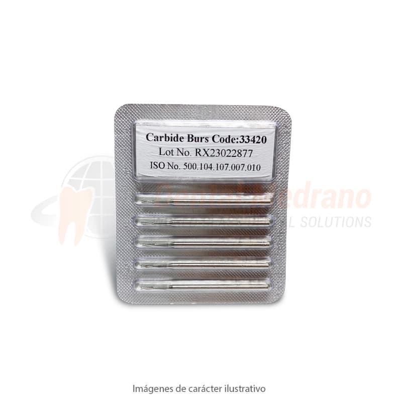 Fresa Carburo PM 557 cilindrica dentada Easydent